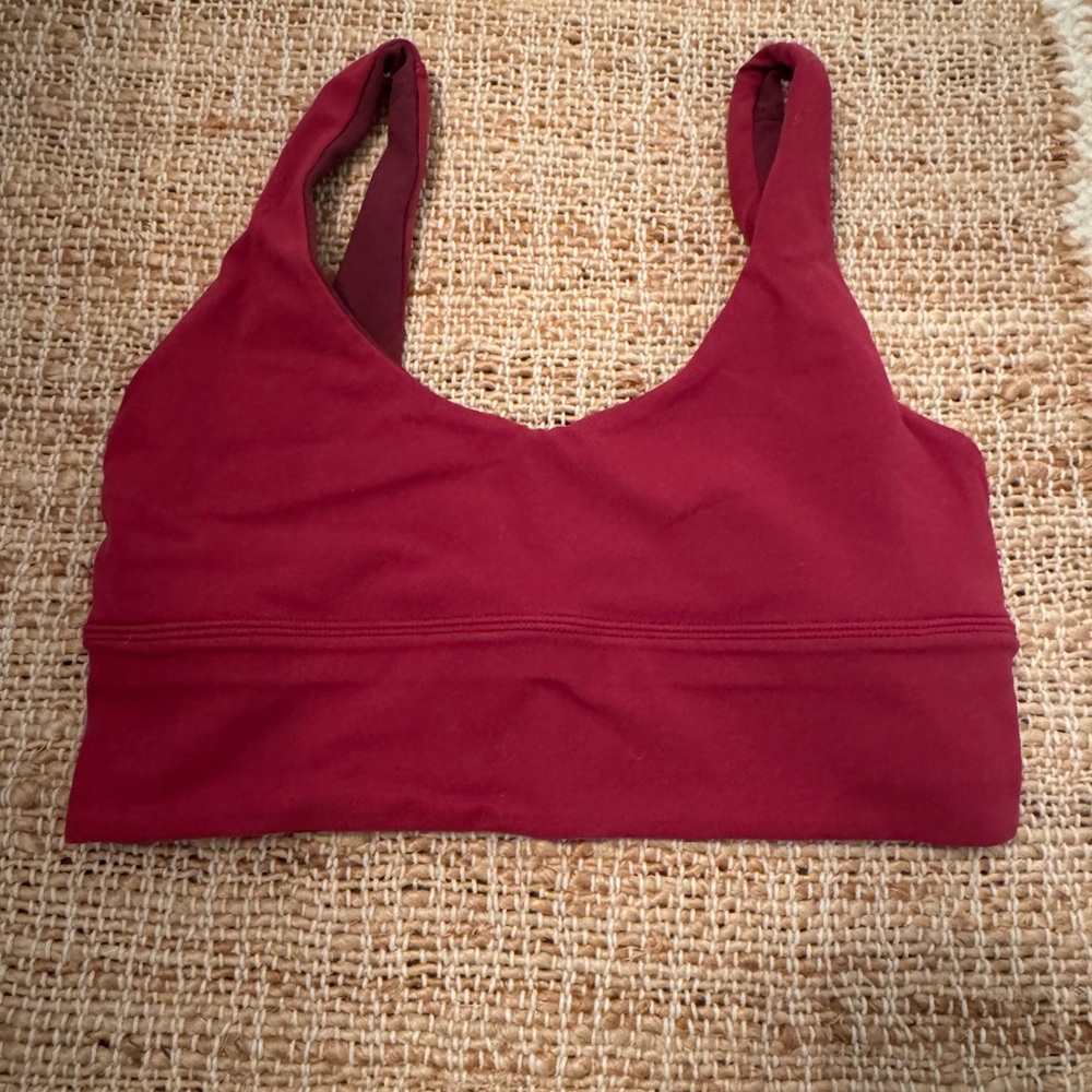 lululemon athletica Burgundy Sports Bra